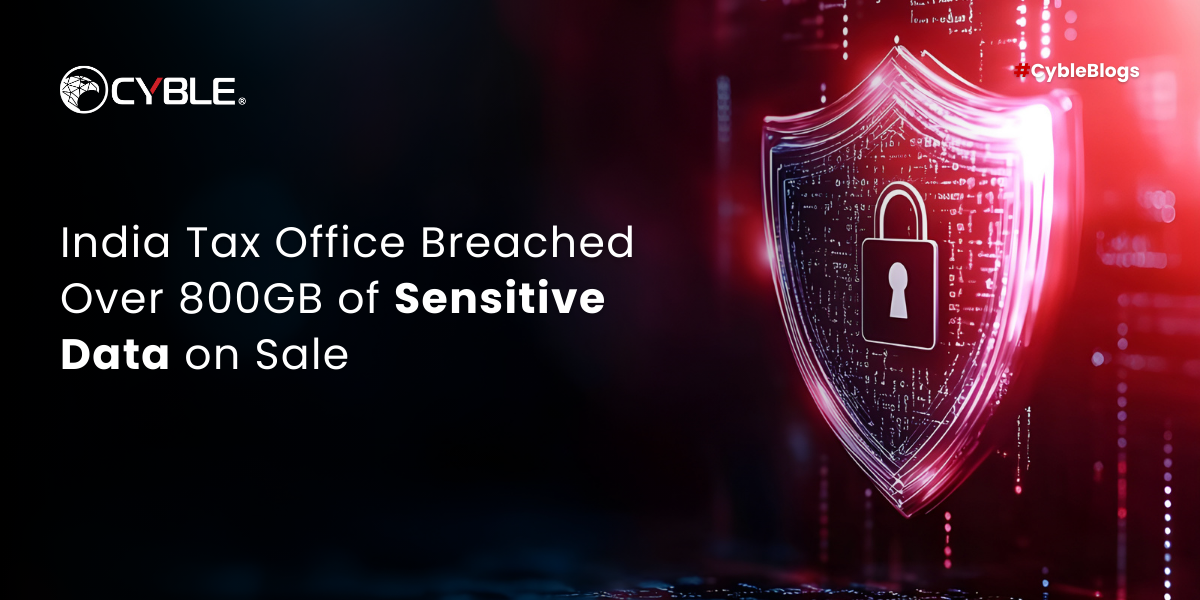 India Tax Office Breached  Over 800GB of Sensitive Data on Sale